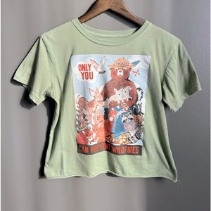 Smokey the Bear Crop Tee